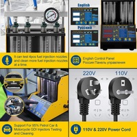 Autool-Kit completo de inyección ultrasónica Ct150 para coche, limpiador y probador de gasolina, inyector de combustible