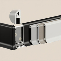 Usine directe nouvelles plinthes à clipser plinthes en aluminium étanche avec alliage d'aluminium pour une utilisation au sol pour les hôtels