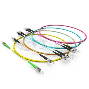 St Apc Singlemode Multimode St Upc Connector Jumper Wire Ftth Simplex G652d G657 Tight Buffer Fiber Optic Patch Snoer 3M Prijs