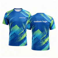 T-shirts en tissu mesh respirant en polyester, imprimés sur toute la surface, séchage rapide, OEM, vente en gros, commande personnalisée, approvisionnement en gros en usine