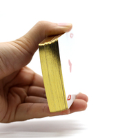 Fabricant de jeux de cartes à jouer à bords dorés personnalisés