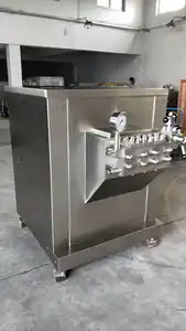 Meşrubat dolum makinesi için endüstriyel yüksek basınçlı süt homojenleştirici makinesi