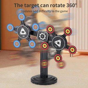 360. Cible de tir électronique rotative et mobile avec retour automatique pour pistolet jouet, accessoires de tir DMart, disques volants et flèches - Product Image 5