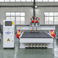 Machine de fraisage CNC industrielle Jinan Mosencnc 1325 avec 1 entraînement 3 axes |   Équipement de travail du bois multi-têtes