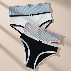 Women's Sexy Wireless Bra Suit Sets Backless Camisole <strong>Vest</strong> and Traceless Thong Panties Breathable 2 Piece Underwear - Product Image 3