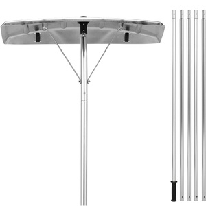Râteau de déneigement de bonne qualité 1.48-6.1m râteau à <span class=keywords><strong>neige</strong></span> de toit à poteau télescopique avec roue en plastique - Product Image 2