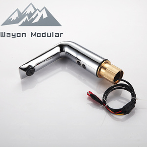 Wayon thương mại cấp tự động cảm biến vòi đồng cơ thể Chrome kết thúc cho nhà vệ sinh công cộng xây dựng mô-đun dự án cung cấp - Product Image 4