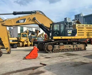 Excavatrice sur chenilles hydraulique d'occasion Cat 390FL d'origine japonaise, 90 tonnes, Cat 349 374 390F, excavatrice d'occasion à prix avantageux à vendre - Product Image 1