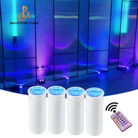 Lumière menée sans fil à piles blanche Offre Spéciale de pair d'Uplight Wifi de 15W RgbwaUv pour la disco