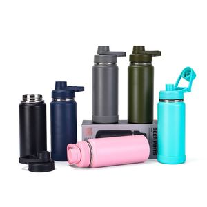 Botella Termo de Agua al por Mayor OEM, Aislada al Vacío, a Prueba de Fugas, de Acero Inoxidable 304, con Base Antideslizante, Mantiene la Temperatura de 6 a 12 Horas, Moderna - Product Image 1