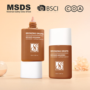 Suero tintado personalizado, <span class=keywords><strong>bronceador</strong></span> líquido nutritivo hidratante <span class=keywords><strong>bronceador</strong></span> sin sol para gotas bronceadoras faciales - Product Image 5