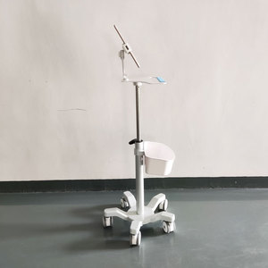 Factory direct sales of portable mobile medical care trolley <b>stands</b> for iPad <b>tablets</b>. - Product Image 3