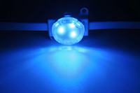 Projecteur LED Pixel Point 3-en-1 SMD 30mm RGB 24V Pleine Couleur IP67 Contrôlé DMX512 pour Rail