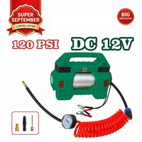 Compresseur d'air portable XCPRO 12V 120PSI 45L/min pour voiture, camping-car, gonflage d'urgence des pneus, double alimentation, usage domestique