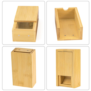<span class=keywords><strong>Tour</strong></span> à dés pliable en bambou avec plateau, lanceur de dés portable en bois pour jeux de table RPG - Product Image 4
