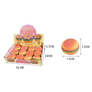 Juguete Antiestrés Creativo con Forma de Hamburguesa, Juguete para Apretar con Rebote Lento, Pelota Antiestrés con Forma de Comida - Product Image 6