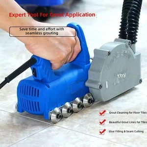 Herramienta Eléctrica para Remover Lechada, Limpia Juntas <span class=keywords><strong>de</strong></span> Azulejos Rápidamente, Sin Desportilladuras, con Aspiración <span class=keywords><strong>de</strong></span> Polvo, Máquina Ranuradora - Product Image 2