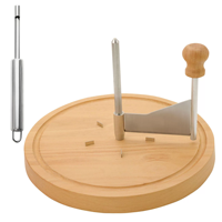 Recourbe-fromage en acier inoxydable et déchiqueteuse trancheuse à fromage manuelle/machine à raser pour la coupe de cuisine-Construction métallique