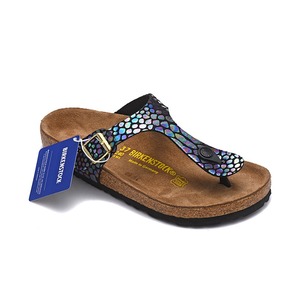 Sandalias Birks Gizeh para Playa con Soporte de Arco, Suela de Corcho, Diseño Anatómico, Chanclas de Playa con Forro Transpirable de Cuero de Ante - Product Image 5