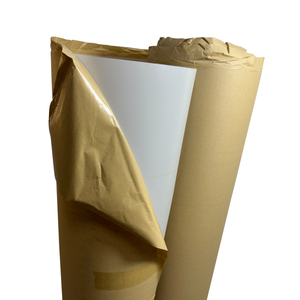 Rotolo di pellicola in PVC autoadesivo di alta qualità copriparalume bianco moderno <span class=keywords><strong>tessuto</strong></span> pergamena trasparente per coperture leggere - Product Image 1