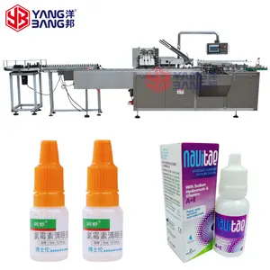 1oz 2oz Glass dropper bottle carton packing machine cartoning machine for essential oil eye drop