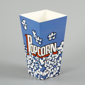 Boîte à popcorn en papier rigide jetable de marque DY avec impression de logo personnalisé, modèle TakeOutBox-20 pour l'emballage alimentaire à emporter - Product Image 5