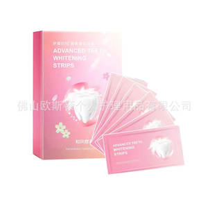 Meilleure vente, nouveau paquet, bandes de <span class=keywords><strong>blanchiment</strong></span> des dents brillantes, 7 traitements, bandes de dents blanches professionnelles 100% sans résidus - Product Image 2