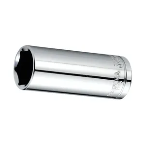 Đức tiêu chuẩn 6 PT <span class=keywords><strong>Chrome</strong></span> Vanadi 1/4 "(6.3 mét) Ổ đĩa Metric sâu Hex ổ cắm - Product Image 1