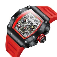 Montre-bracelet de luxe pour homme, nouvelle mode, design unique, marque de créateur, chronographe sport, logo personnalisé, vente en gros