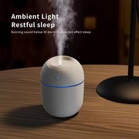 Humidificador de Aire Ultrasónico Portátil y Difusor de Aroma con Alimentación USB para Uso en Casa, Auto y Hotel