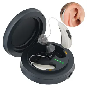 Мини цифровой слуховой аппарат ric микро-приемник в канале перезаряжаемый шумоподавляющий усилитель звука слуховой аппарат