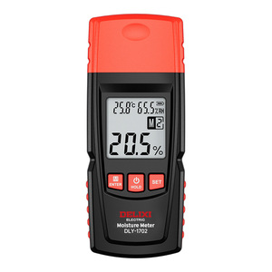 Delixi Electric <b>Moisture</b> <b>Meter</b> DLY-1702 Digital Wood Humidity Tester For Timber And Paper - Product Image 5