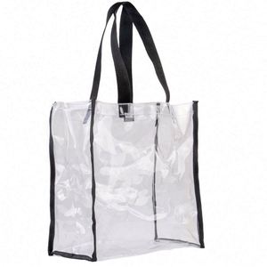 High Quality Custom Clear PVC Tote Bag Waterproof Transparent Business & Promotional <b>Gift</b> - Product Image 4