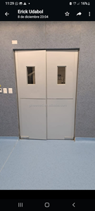 Ginee pintu otomatis kantor medis ruang operasi pembersih logam untuk rumah sakit atau Lab - Product Image 6