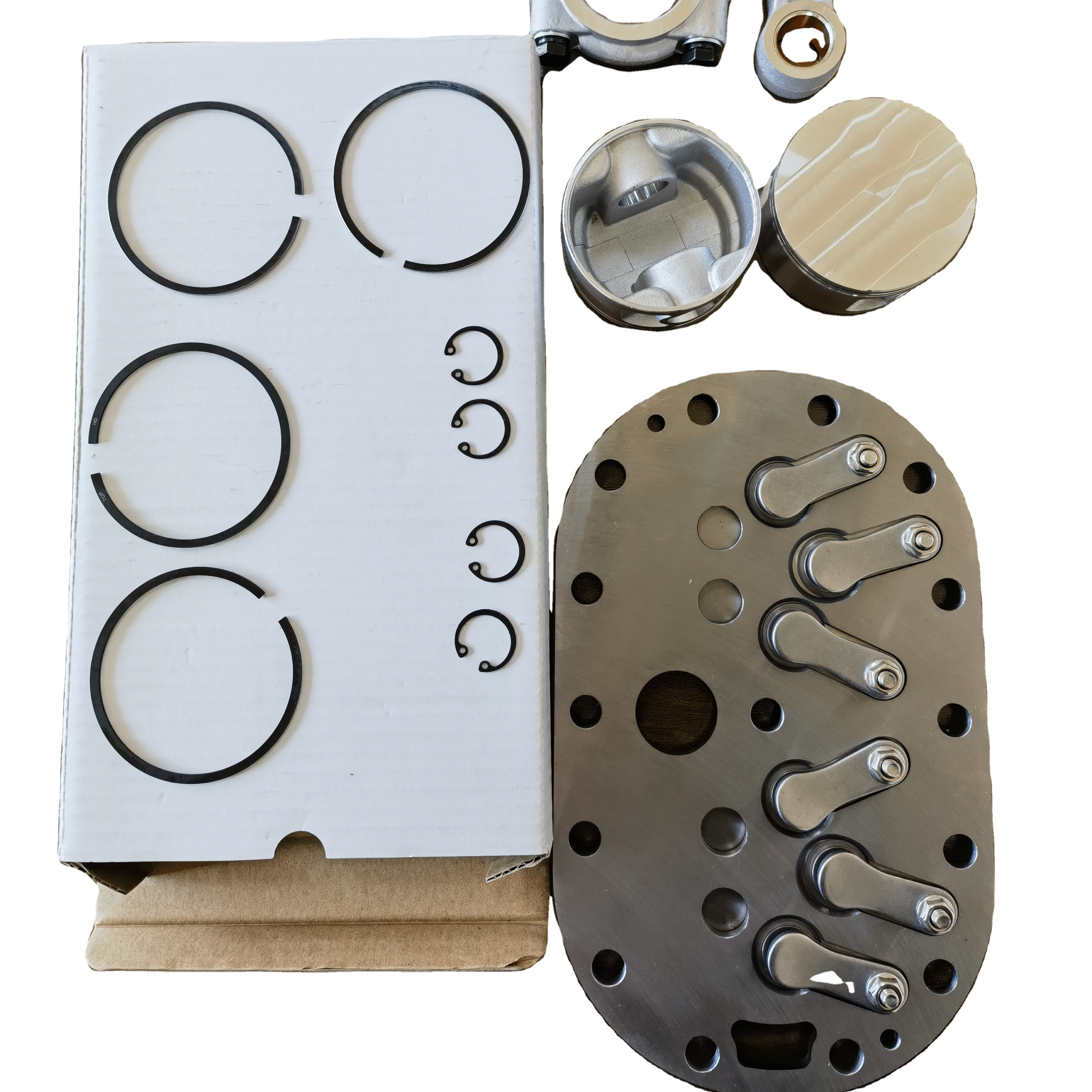 PATIKIL Air Compressor Valve Plate - 16 Pack Metal Replacement Plates, 13mm X 33mm - View #12