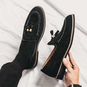 <span class=keywords><strong>Scarpe</strong></span> Eleganti Oxford da <span class=keywords><strong>Uomo</strong></span>, Nuove <span class=keywords><strong>Scarpe</strong></span> Casual in Pelle di Grande Taglia, Stile Coreano alla Moda, Mocassini Trendy Slip-On - Product Image 1