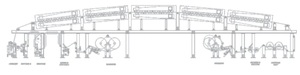 Máquina de recubrimiento múltiple con cuchillo de aire con secador flotante Revestimiento de lámina de película de papel de rollo de alta velocidad para la industria de impresión de embalaje - Product Image 5