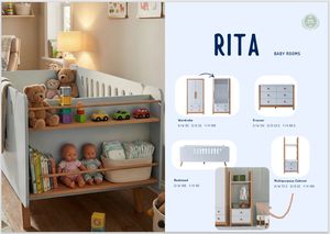 Armarios de 2 Puertas para Habitación Infantil RITA de la Más Alta Calidad, con Apariencia Elegante, Piezas Funcionales que Ofrecen un Uso Seguro y Duradero - Product Image 5