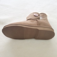 Sepatu Bot Kulit Domba Australia Berkualitas Tinggi, Model Klasik Laris Manis, Harga Pabrik, Bulu Asli Hangat untuk Musim Dingin, Sepatu Salju Kancing