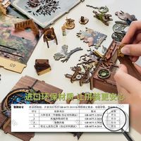 Meilleures ventes : Support de livre Booknook pour carnet d'insectes, à assembler soi-même en 3D, cadeau artisanal, vente en gros usine