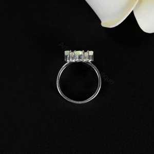 Anillo de Ópalo Etíope Natural con Diseño Floral, Anillo de Ópalo Arcoíris, Anillo de Ópalo para el Día de Nacimiento de Octubre, Regalo de Ópalo para Ella - Product Image 5
