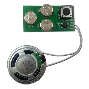 Venta caliente MP3 reproductor de sonido módulo chip de música para la tarjeta de felicitación