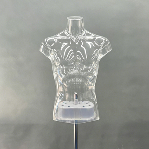 Mannequin transparent demi-corps <span class=keywords><strong>pas</strong></span> <span class=keywords><strong>cher</strong></span> pour la photographie e-commerce, idéal pour les boutiques de vêtements - Product Image 1