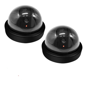 Vendita calda a casa di sicurezza per interni manichino cupola di simulazione senza video e fotocamera audio con lampeggiante LED rosso - Product Image 1
