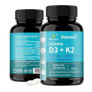 Export <strong>Vitamin</strong> D3 K2 K3 Magnesium Quercetin Zinc Softgel Capsules for Adult Use-<strong>Improve</strong> <strong>Immunity</strong> - Product Image 5
