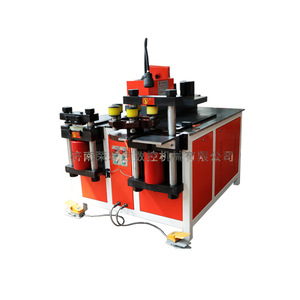 Máquina hidráulica de punzonado y corte para procesamiento de barras colectoras de cobre sin rebabas, máquina de procesamiento y doblado de barras colectoras para gabinetes de distribución - Product Image 4