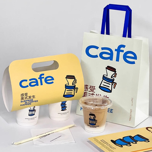 Commercio all'ingrosso biodegradabile eco-friendly riciclabile monouso a prova di grasso Logo personalizzato a buon mercato artigianale sacchetti di carta cibo caffè Packaging - Product Image 1