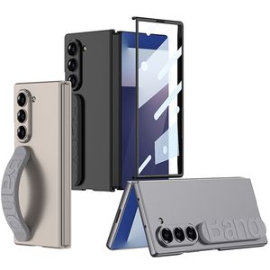 Lujo GKK silicona a prueba <span class=keywords><strong>de</strong></span> golpes con funda <span class=keywords><strong>de</strong></span> pulsera funda plegable <span class=keywords><strong>de</strong></span> plástico duro mate con correa <span class=keywords><strong>de</strong></span> muñeca para Samsung Galaxy Z Fold <span class=keywords><strong>7</strong></span> - Product Image 1