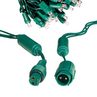 Mini 5MM LED Weihnachts lichterketten mit konkavem Design Weitwinkel IP65 für den Außenbereich mit US/Kanada-Steckern