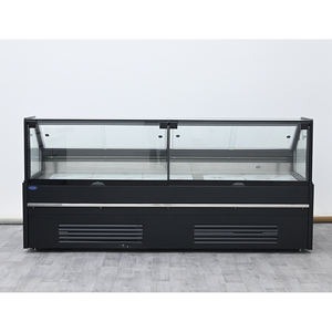 Vitrina Refrigerada de Alta Eficiencia para Carnes y Alimentos, con Compresor, Superficie Plana en Ángulo Recto, para Mostrador de Deli - Product Image 3